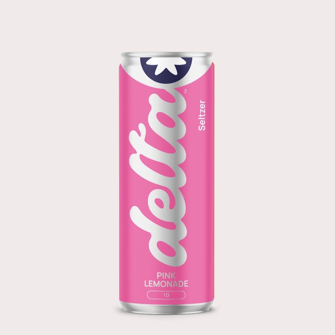 Delta Moderate Pink Lemonade can